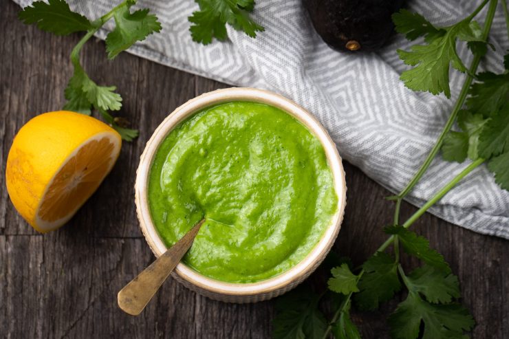 Avocado cilantro chutney