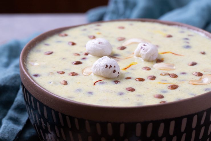 Bowl of makhana kheer