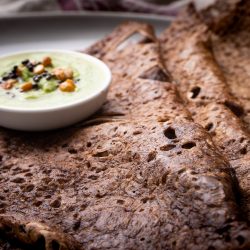 Dosa with chutney