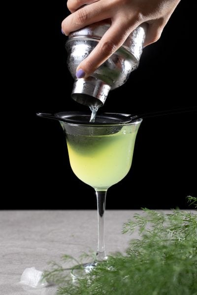 Fennel gin cocktail