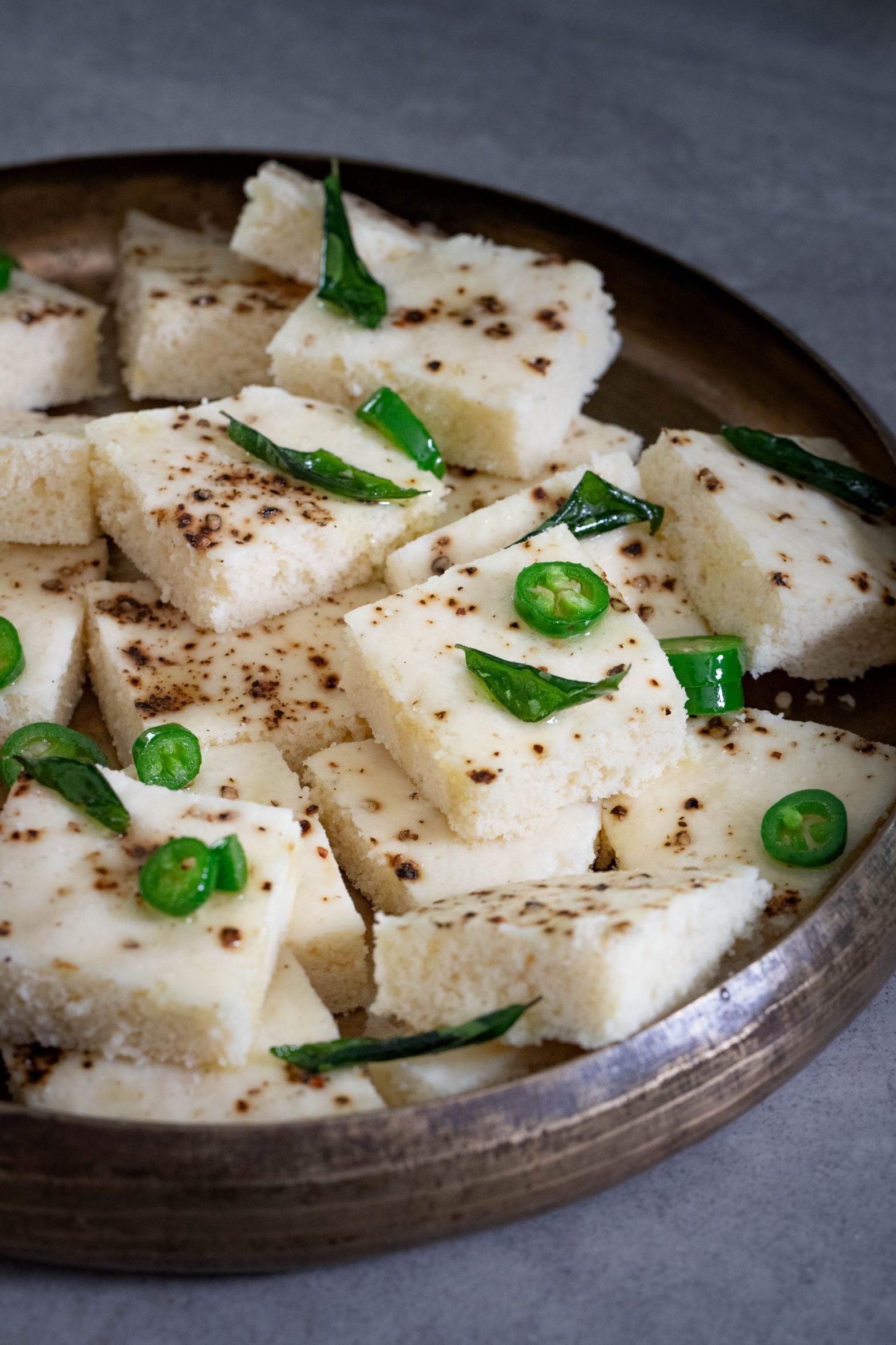 Traditional Khatta Dhokla | Rice and Lentil Steam Bread