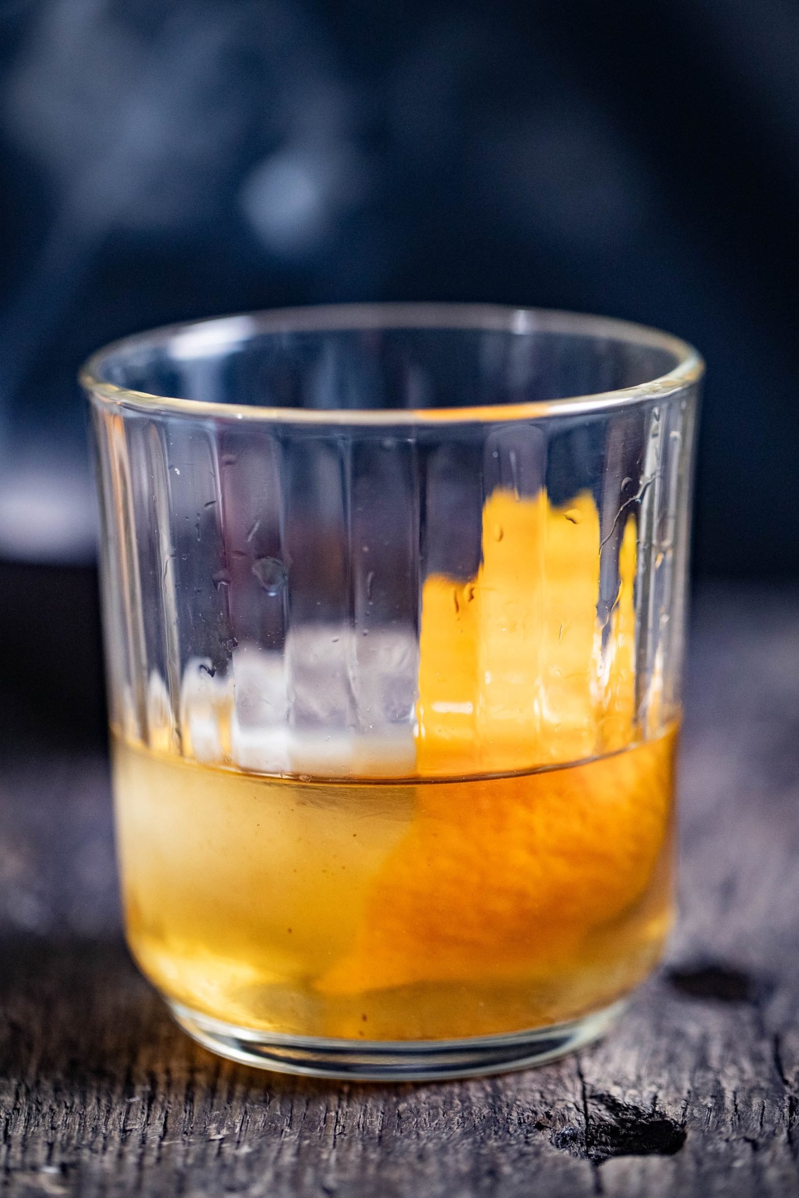 Glass of dhungar old-fashioned